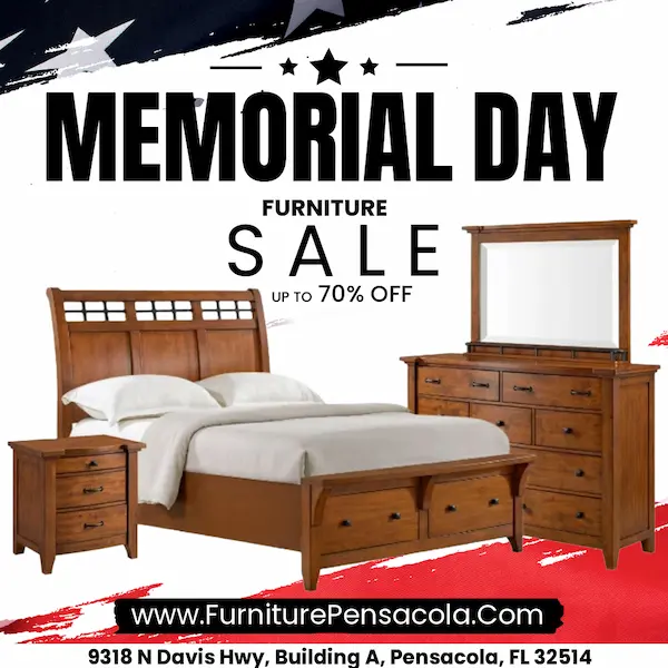 Memorial Day Weekend Furniture Sale at Furniture Pensacola - Up to 70% Off